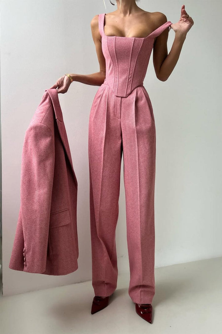 Calvyre-Paris | Versailles | Ensemble trois pièces avec blazer croisé