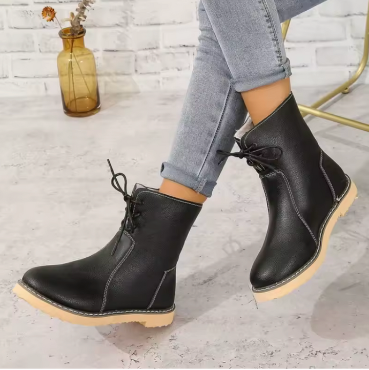 Calvyre-Paris Pauline | Botte Imperméable Doublée de Laine