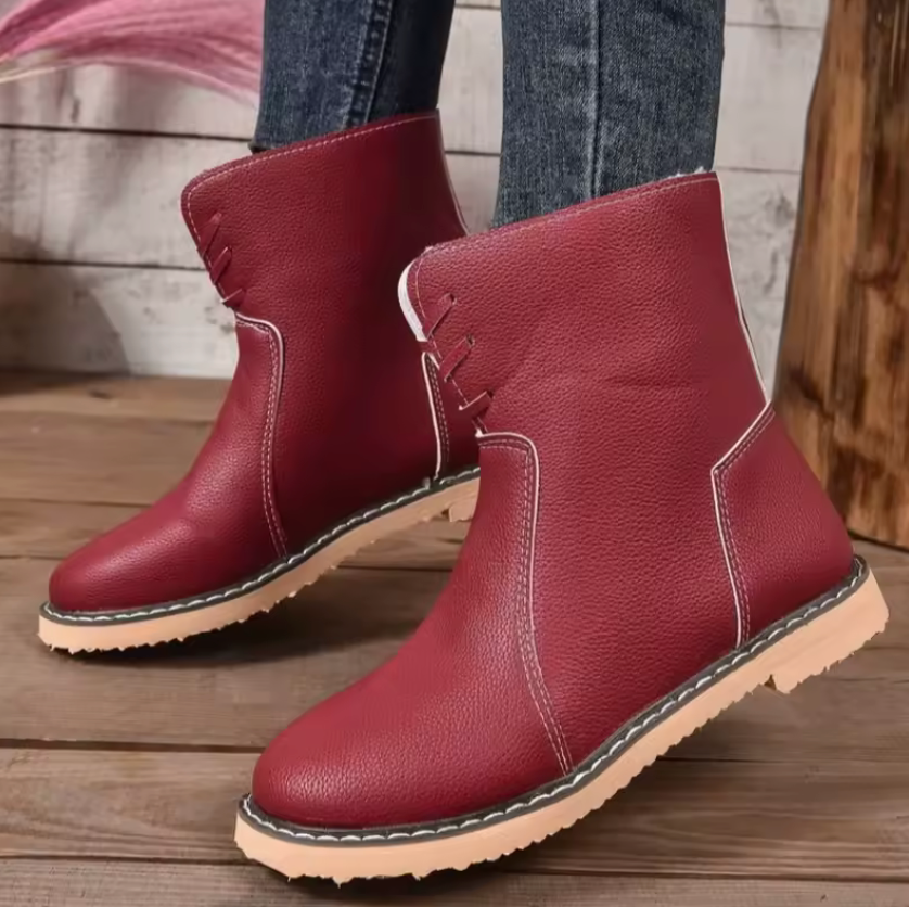 Calvyre-Paris Pauline | Botte Imperméable Doublée de Laine