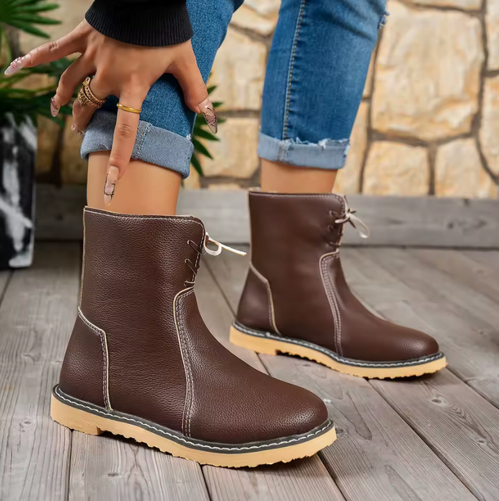 Calvyre-Paris Pauline | Botte Imperméable Doublée de Laine