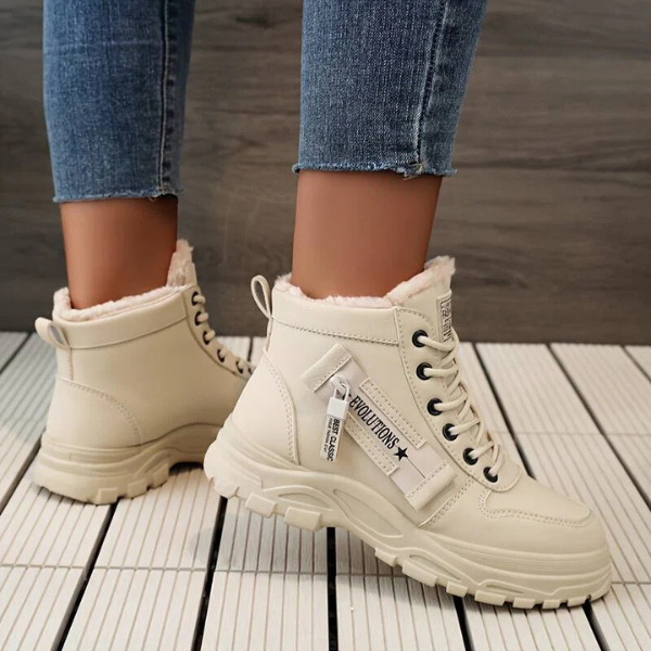 Calvyre-Paris Margaux | Bottes Hautes avec Doublure en polaire