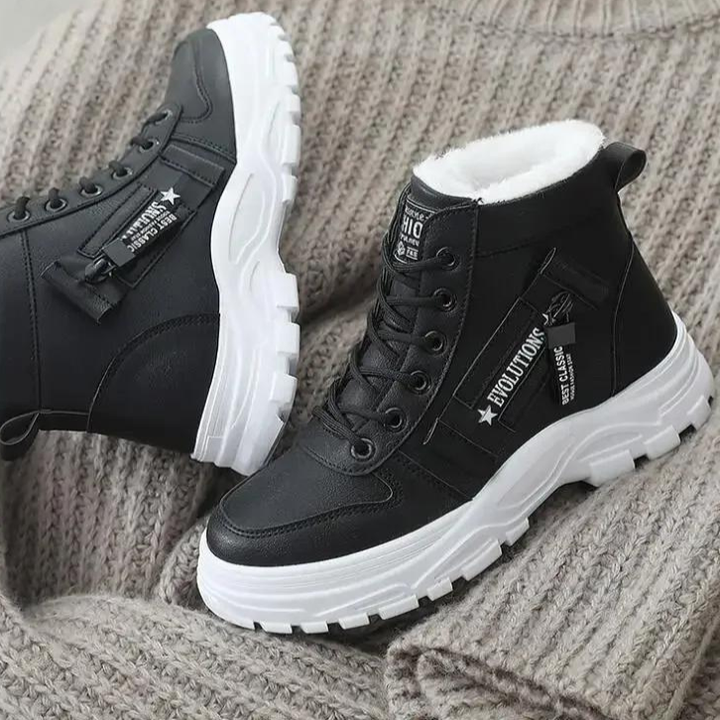 Calvyre-Paris Margaux | Bottes Hautes avec Doublure en polaire