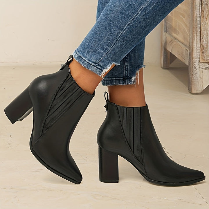 Calvyre-Paris Adèle | Bottines à talon carré élégantes et confortables