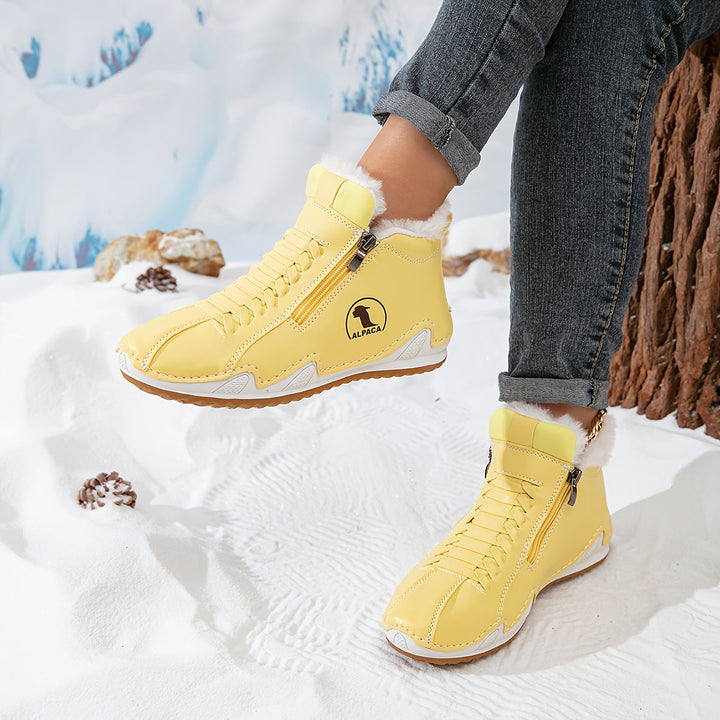 Calvyre-Paris Lucie | Bottines confort d’hiver à soutien ergonomique