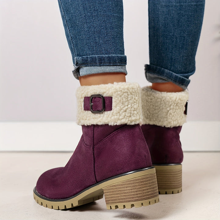 Calvyre-Paris Marianne | Bottines Hivernales Douces et Élégantes