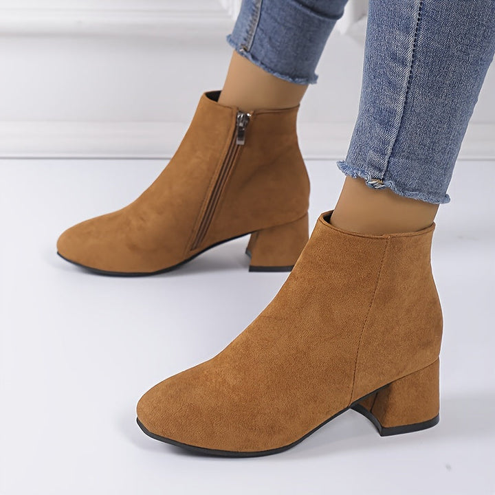 Calvyre-Paris Mireille | Bottines confortables à talon carré