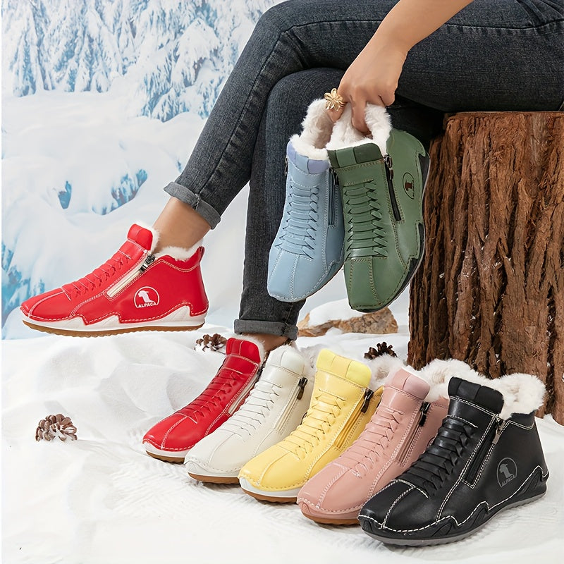 Calvyre-Paris Lucie | Bottines confort d’hiver à soutien ergonomique