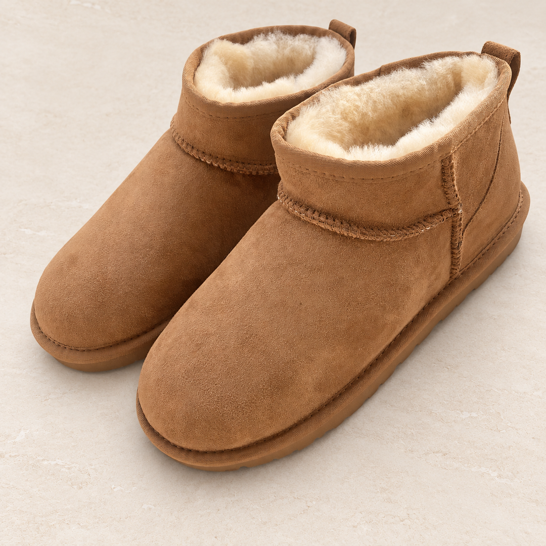Alix – Bottines fourrées Camel – couleur fournisseur