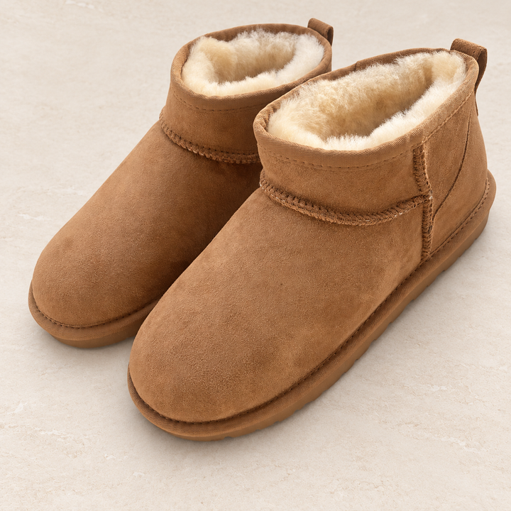 Alix – Bottines fourrées Camel – couleur fournisseur