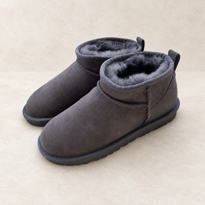 Alix – Bottines fourrées Gris anthracite – couleur fournisseur