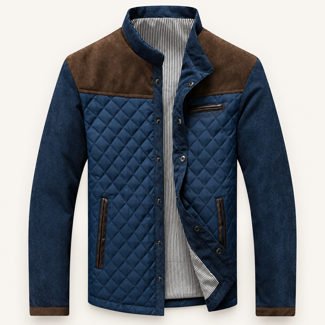 Calvyre-Paris | Blouson bomber haut de gamme — vue de face sur fond blanc cassé.