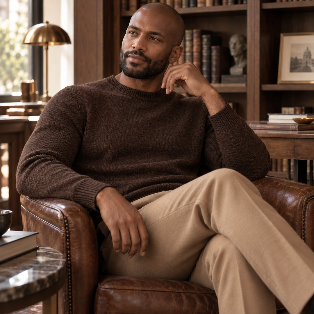 CALVYRE hommes knitwear, photo sans texte