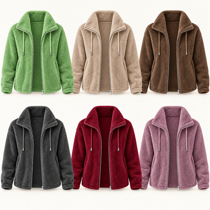 Céliane en six coloris : vert, beige, chocolat, anthracite, bordeaux et mauve