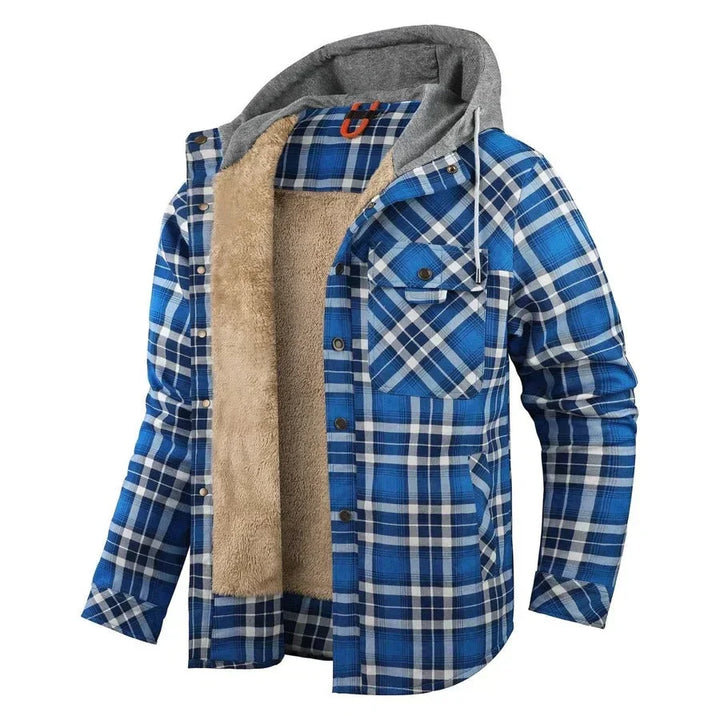 Calvyre-Paris | Veste légère à carreaux et capuche