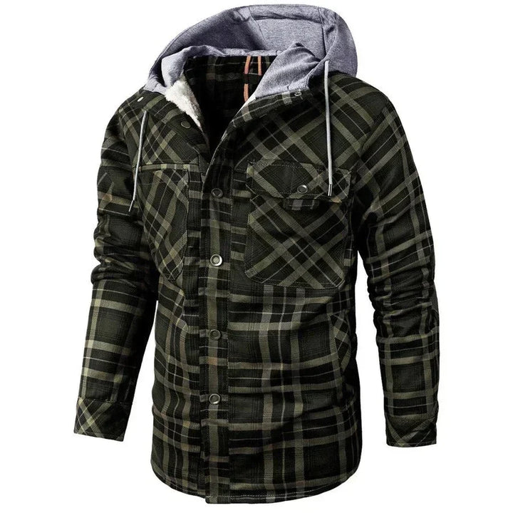 Calvyre-Paris | Veste légère à carreaux et capuche