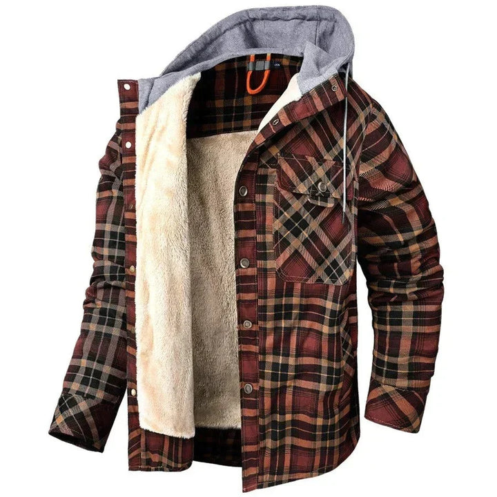 Calvyre-Paris | Veste légère à carreaux et capuche