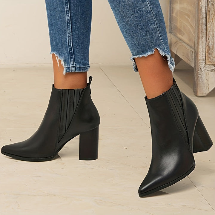 Calvyre-Paris Adèle | Bottines à talon carré élégantes et confortables