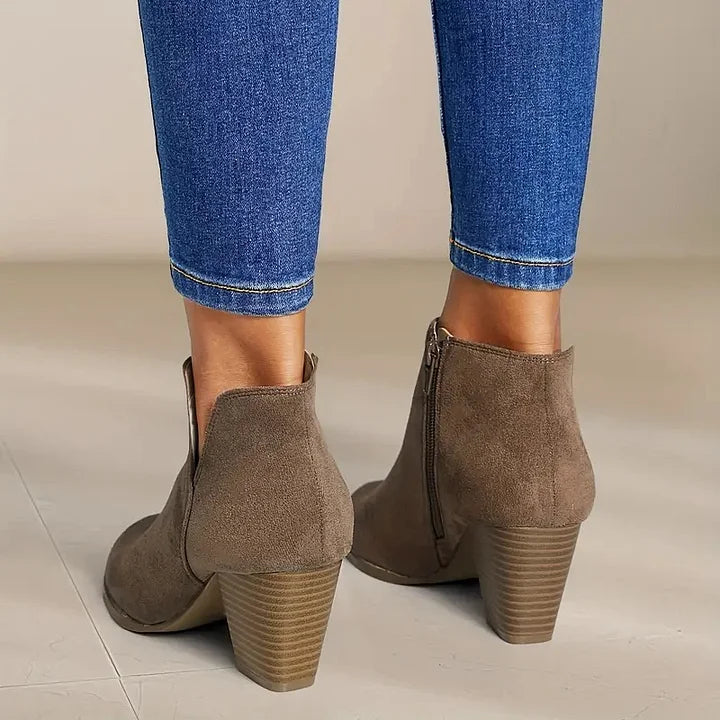 Calvyre-Paris Amélie | Bottines Féminines à Talons Larges