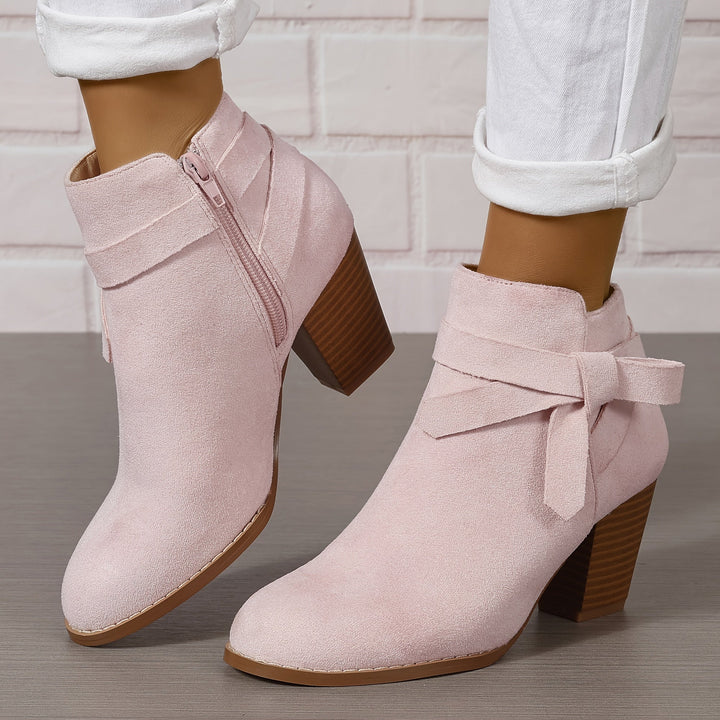 Calvyre-Paris Nadine | Bottines Élégantes à Talon Stable