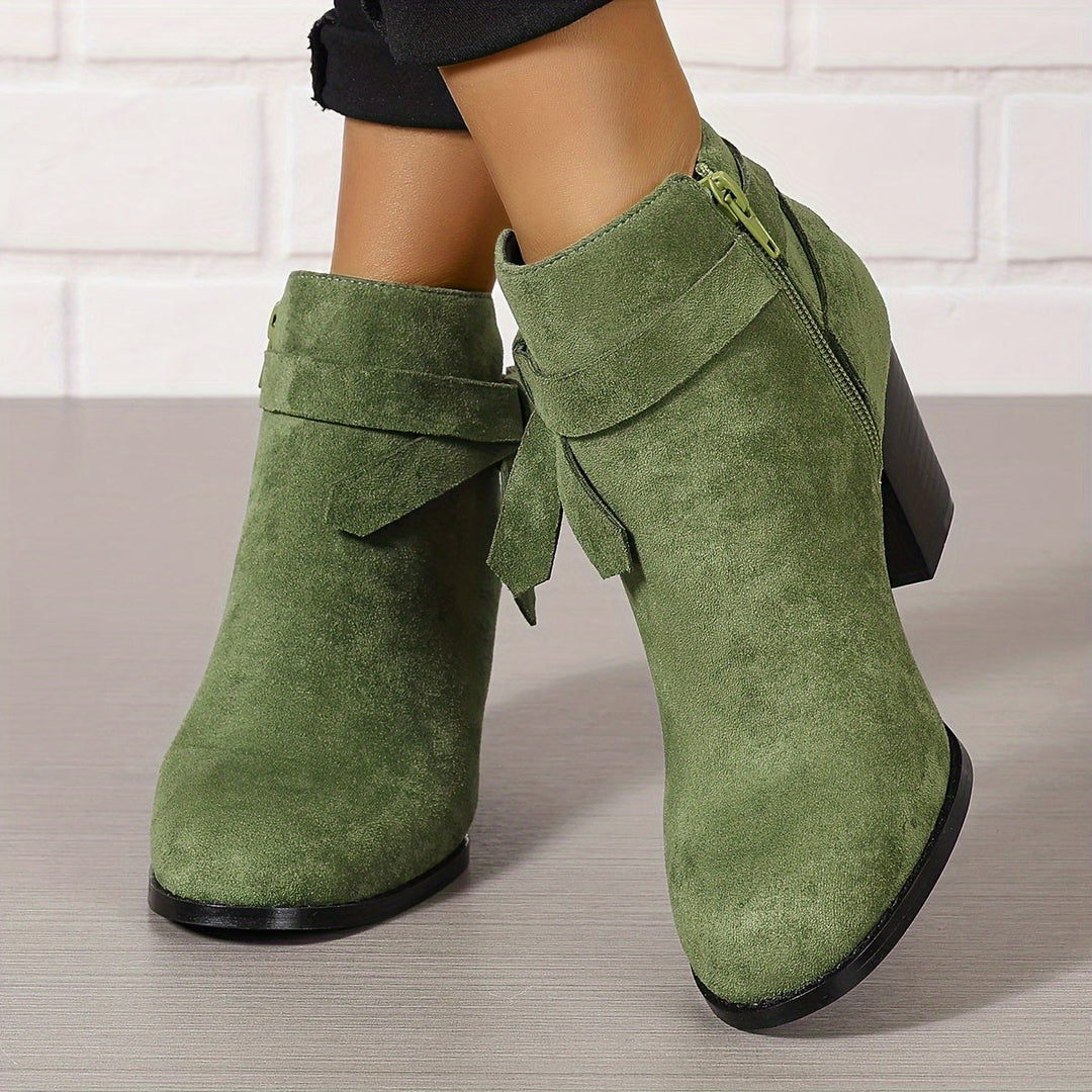 Calvyre-Paris Nadine | Bottines Élégantes à Talon Stable
