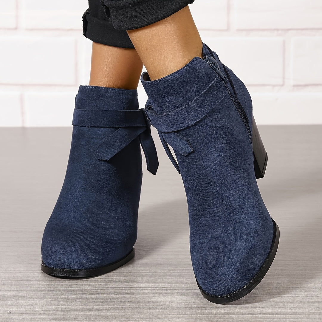 Calvyre-Paris Nadine | Bottines Élégantes à Talon Stable