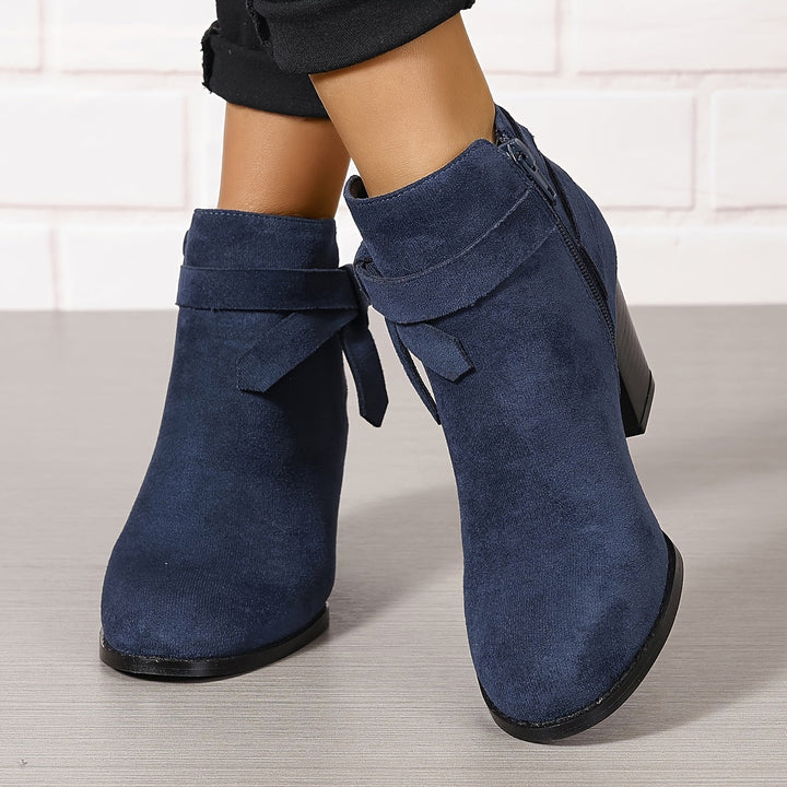 Calvyre-Paris Nadine | Bottines Élégantes à Talon Stable