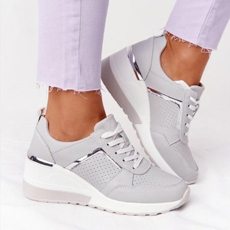 Calvyre-Paris Clarisse | Sneakers Confortables à Talons Hauts