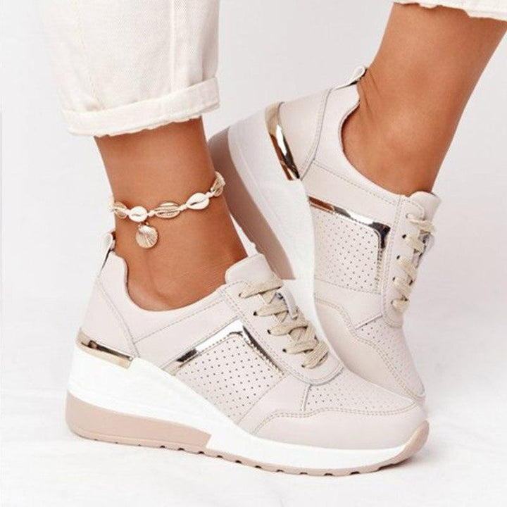 Calvyre-Paris Clarisse | Sneakers Confortables à Talons Hauts