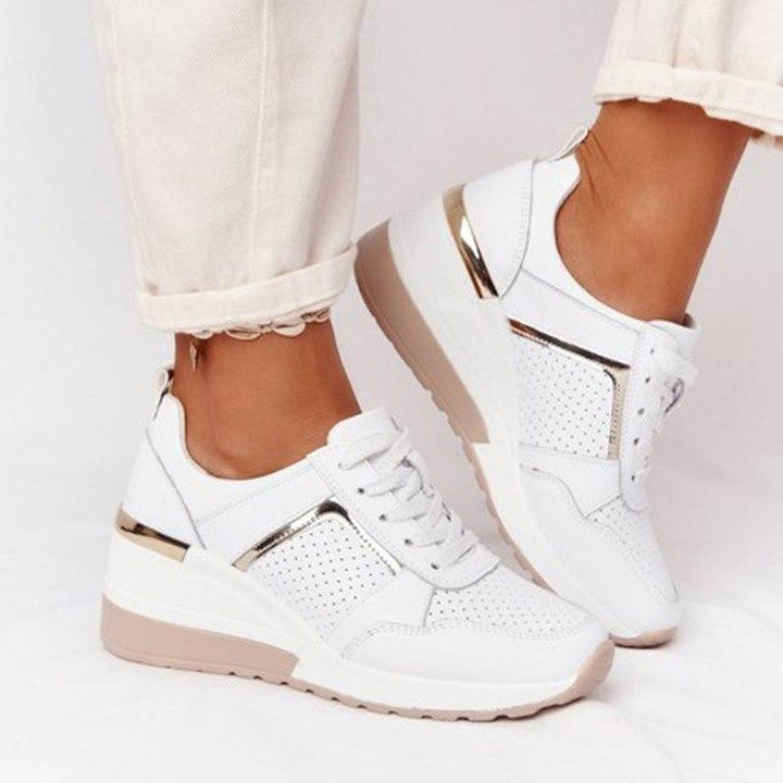 Calvyre-Paris Clarisse | Sneakers Confortables à Talons Hauts