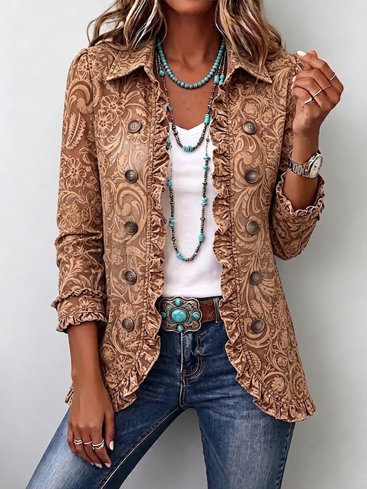 Calvyre-Paris | Eugénie | Veste fleurie vintage