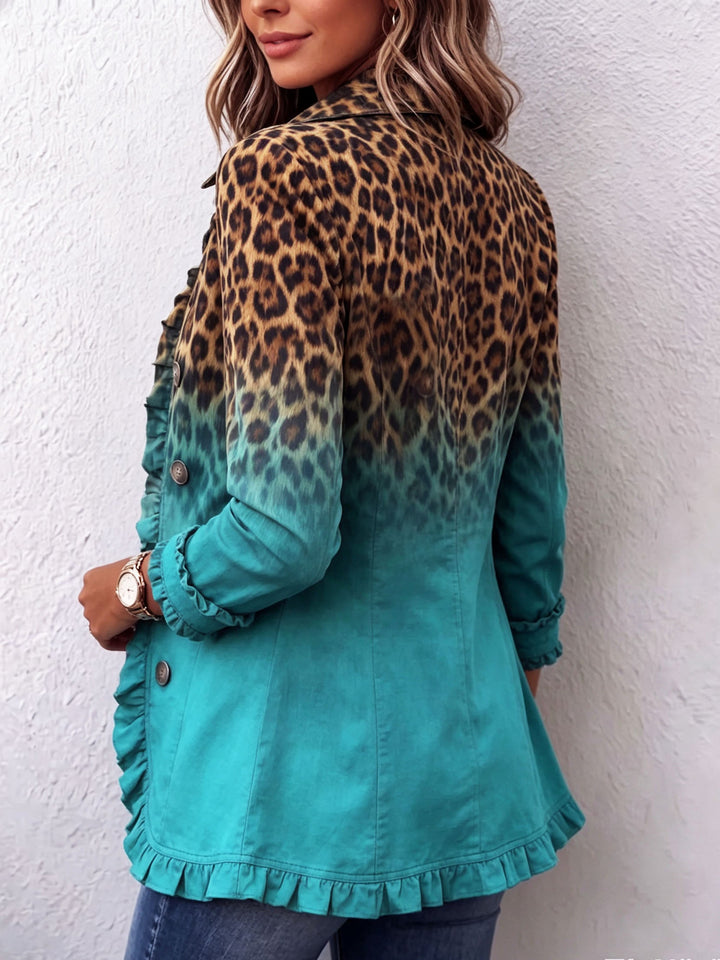 Calvyre-Paris | Chloé | Blazer léopard vert