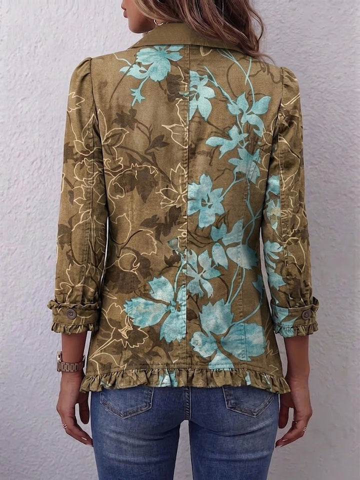 Calvyre-Paris | Colette | Veste fleurie aux tons dégradés