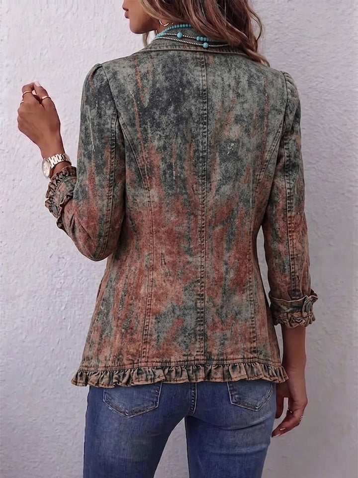 Calvyre-Paris | Mathilde | Veste texturée aux tons dégradés