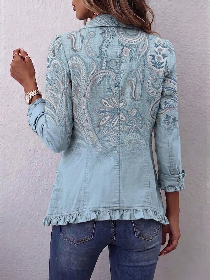 Calvyre-Paris | Madeleine | Veste vintage à motif cachemire