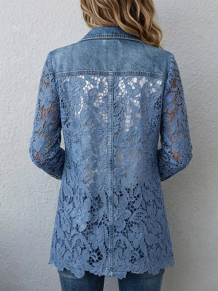 Calvyre-Paris | Margaux | Blazer en dentelle florale