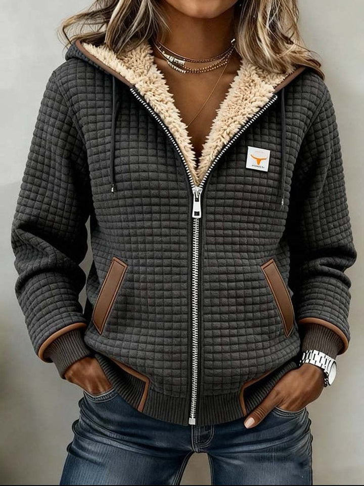 Calvyre-Paris  | Veste Matelassée à Capuche pour Femme Camille