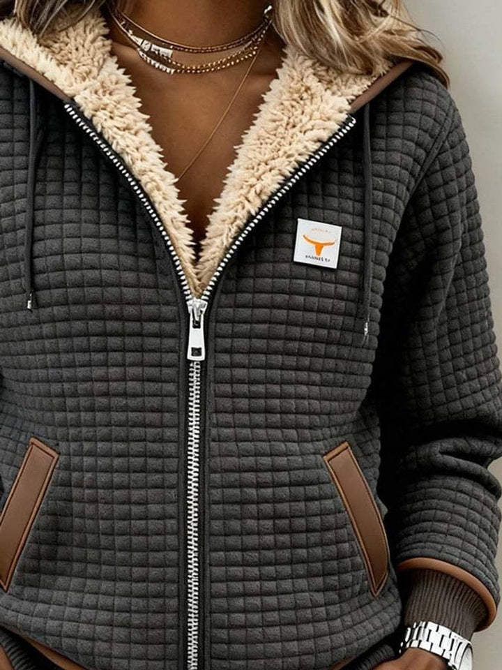 Calvyre-Paris  | Veste Matelassée à Capuche pour Femme Camille